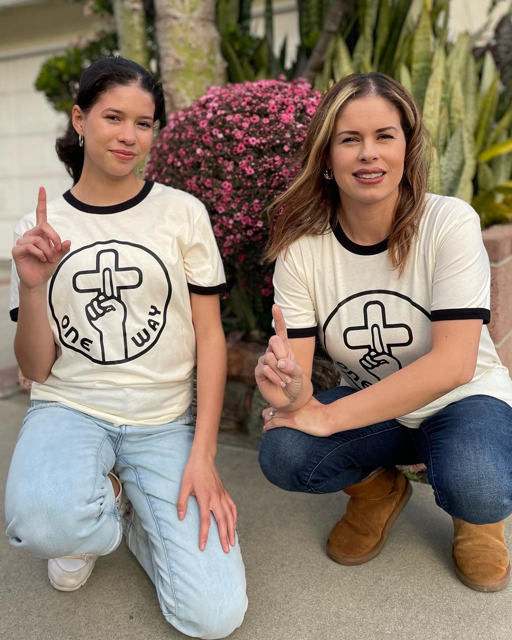 One Way Jesus Ringer Tee | Vintage Christian T-Shirt | 1970s Jesus Movement | Retro Faith Apparel | Christian Gift