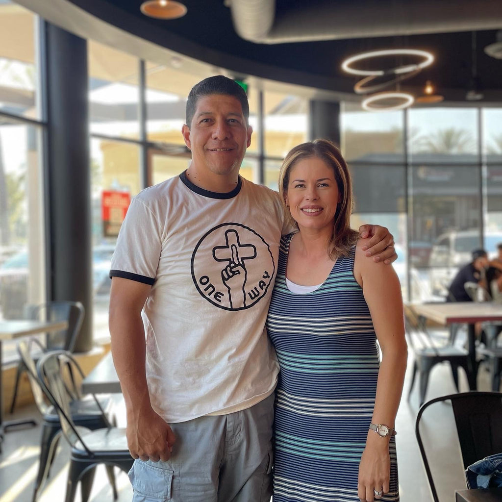 One Way Jesus Ringer Tee | Vintage Christian T-Shirt | 1970s Jesus Movement | Retro Faith Apparel | Christian Gift